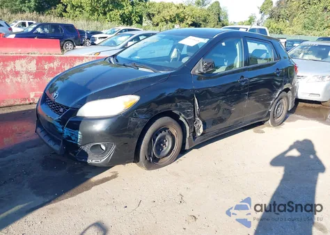 2010 Toyota Matrix S из США, поврежденный, VIN 2T1LE4EE8AC018537